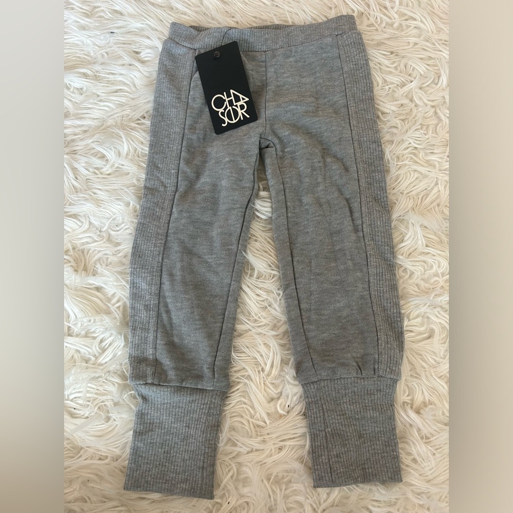 NWT, Chaser, Girls, Cozy rib trimmed bottoms, wide-cuffed ankles